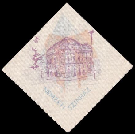 Nemzeti Színház reklámszalvéta