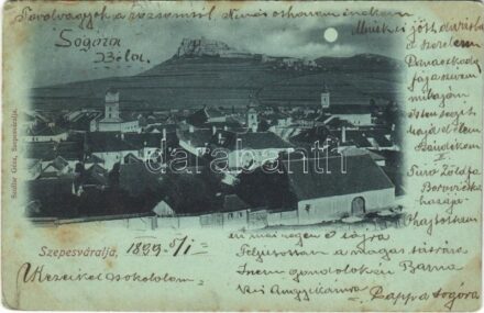1899 Szepesváralja, Spisské Podhradie; vár. Szoller Géza kiadása/ Spissky hrad / castle (fl)