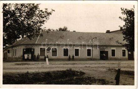 1939 Maklár, hangya szövetkezet üzlete, italmérése és saját kiadása
