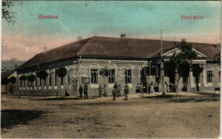1913 Újverbász, Novi Vrbas (Verbász, Vrbas); községháza / town hall