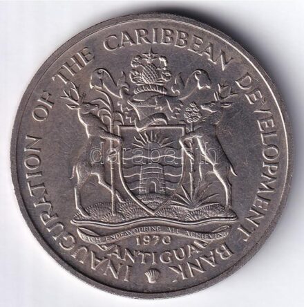 Antigua 1970. 4$ 'FAO' T:1- Antigua 1970. 4 Dollars 'FAO' C:AU Krause KM# 1