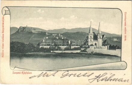 Szepeshely, Szepesi-Káptalan, Spisská Kapitula; Szent Márton székesegyház, Szepesi vár romjai. Szoller Géza kiadása / Spisská Kapitula, Spissky hrad / cathedral, castle ruins (EK)