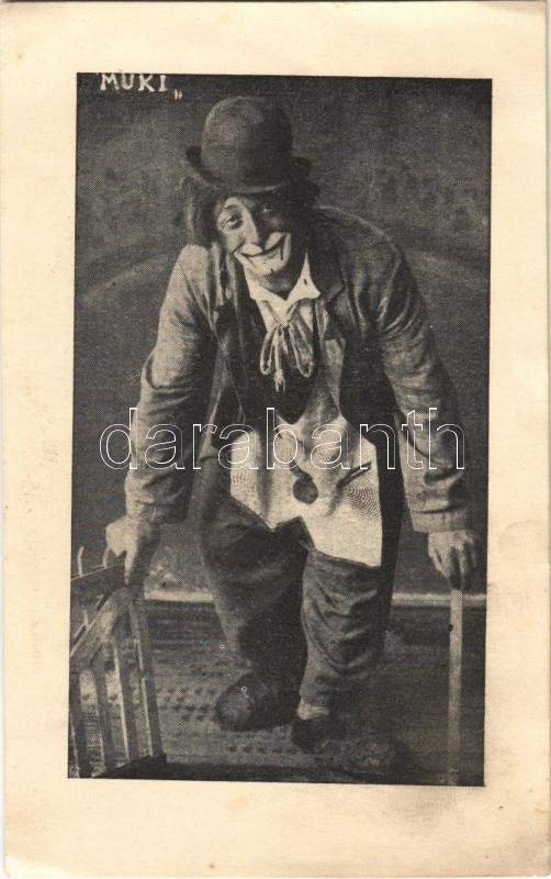 Muki bohóc cirkuszos / Hungarian clown, circus (non PC) (EK)