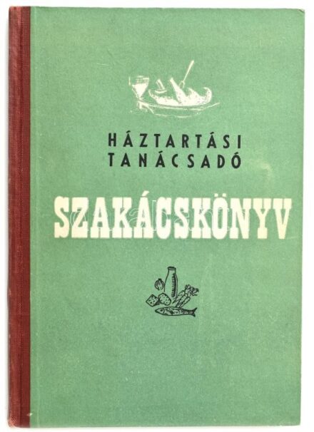 Horváth Ilona: Háztartási tanácsadó. Szakácskönyv. Bp.,1955, MNDSZ. Első kiadás. Kiadói papírkötés, kissé kopott borítóval, jó állapotban.