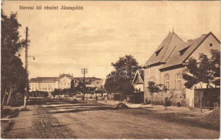 1928 Jászapáti, Hevesi út. Koczka Andor kiadása