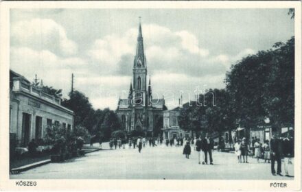 Kőszeg, Fő tér, templom, étterem