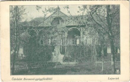 Borosznó-fürdő, Brusno-kúpele (Borosznó, Brusznó, Brusno); Lajos lak / villa (EK)