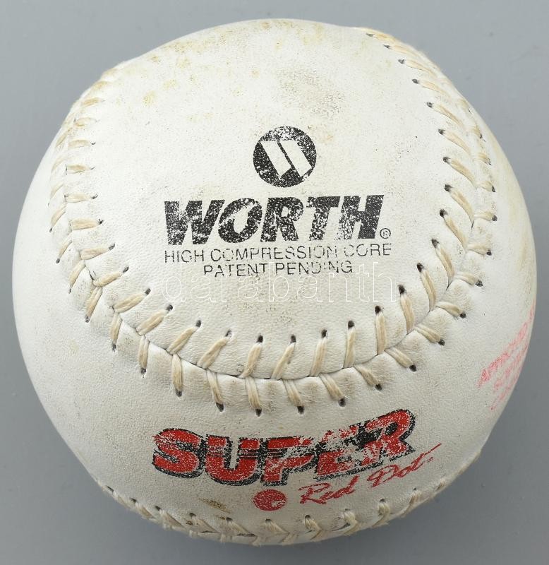 Pro Model japán bőr baseball kesztyű és Worth márkájú baseball labda, kopott. - Image 4