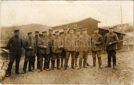 WWI German military, group of soldiers. photo