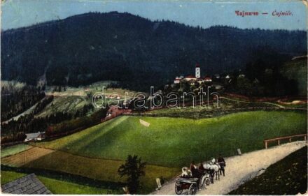 1913 Cajnice, general view with Serbian Orthodox monastery (Rb)