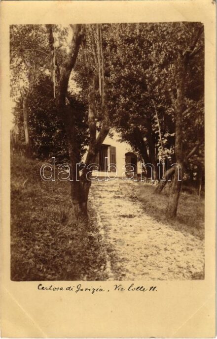 1912 Gorizia, Görz, Gorica; Certosa di Gorizia, Via Colle. photo