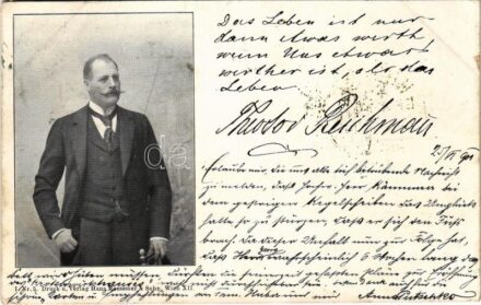 1901 Theodor Reichmann deutscher Opernsänger (Bariton) / German operatic baritone (Rb)