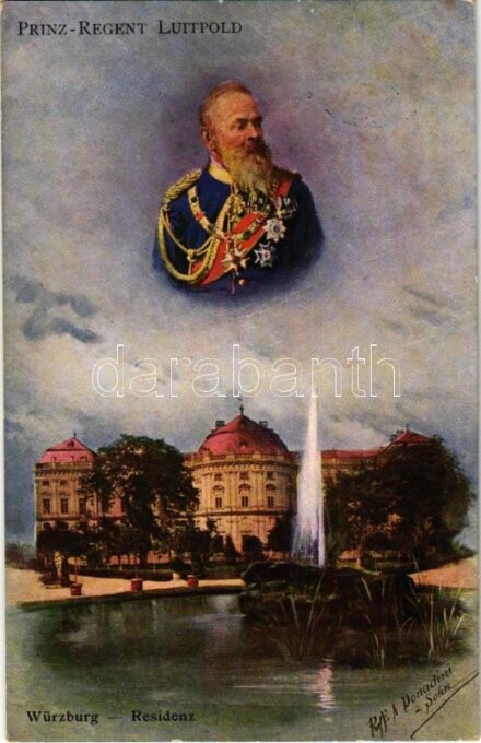 1908 Prinz Regent Luitpold. Würzburg Residenz s: Prof. E.A. Donadini