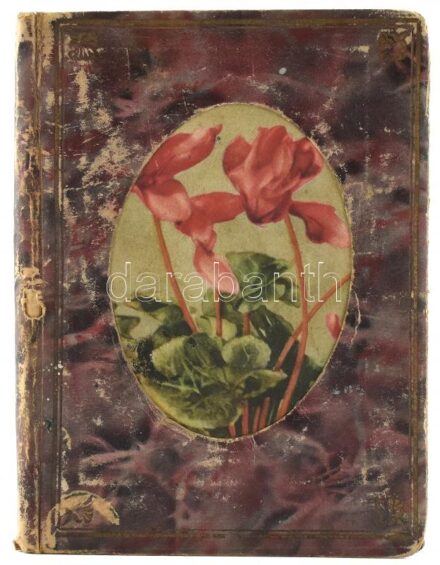 cca 1956-1957 Emlékkönyv kézzel írt bejegyzésekkel, rajzokkal, versekkel, stb., kissé sérült, kopott borítójú füzetben