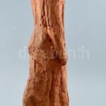 Segesdi György (1931- 2021): Proletár nő. Kézzel formázott agyag. Jelzett. Kopott. m: 44 cm - Image 3