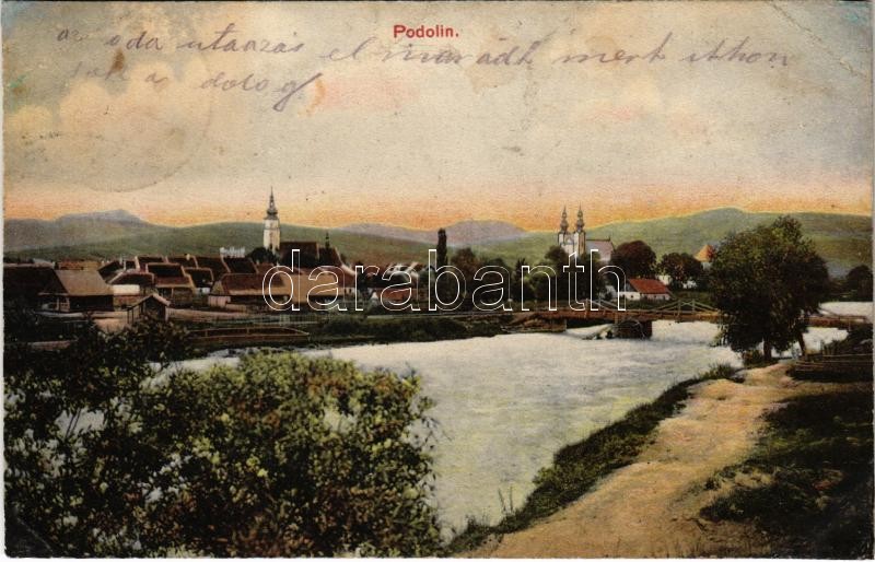 1916 Podolin, Podolínec (Szepes, Zips); Szankovszky felvétele és kiadása (r)