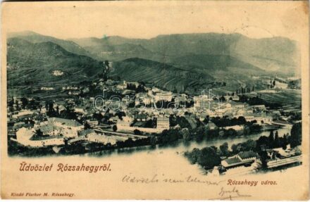 1901 Rózsahegy, Ruzomberok; Fischer M. (EK)