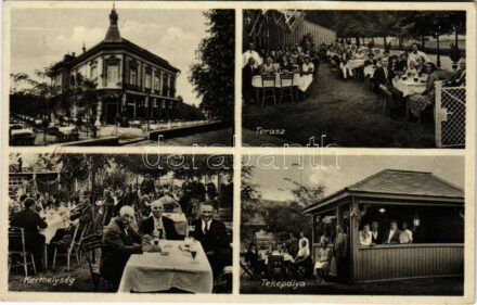 Budapest X. Krupa vendéglő és étterem az új köztemetőnél, söntés, konyha, belső, teke pálya. Sírkert utca 27.