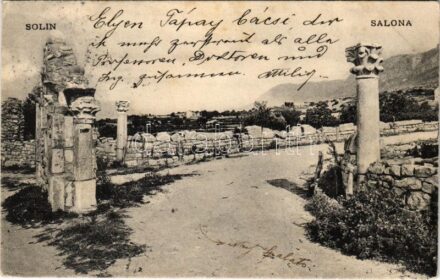 1907 Solin, Salona; Ókori római ásatások / Roman excavation