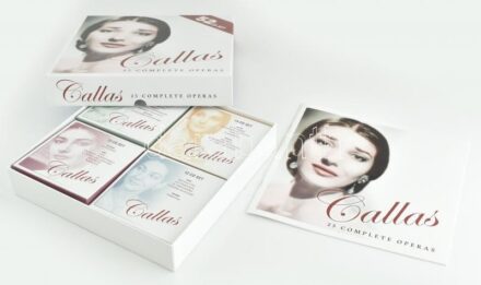 Maria Callas 25 teljes operája. (Az operák egy része stúdiófelvétel.)