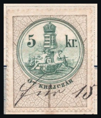 1896 Sopron, Első Soproni Serfőzde Malátagyár fejléces számla 5 kr okmánybélyeggel - Image 2