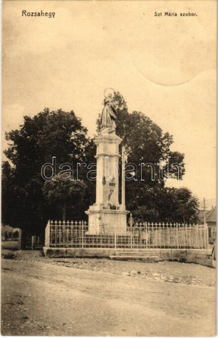 1916 Rózsahegy, Ruzomberok; Szt. Mária szobor / statue