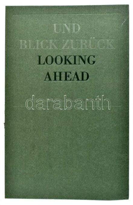 1993 Blick nach vorn und Blick zurück. Looking Back, Looking Ahead. A 20. század végének történemi-politikai eseményeit bemutató, leporelló alakú könyv. Színes képekkel illusztrálva, német és angol nyelven. Schröder Münchmeyer