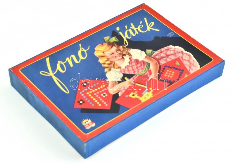 Piatnik fonó játék, II. világháború előtti társasjáték, eredeti dobozában, szép állapotban - Image 2