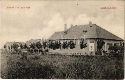 Balatonlelle, Rzehák Ernő nyaralója, villa. Hollenczer és Okos budai műterméből