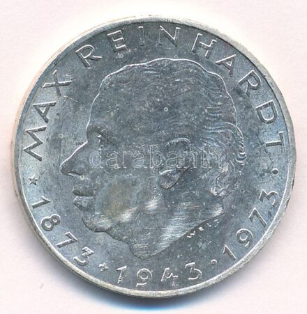 Ausztria 1973. 25Sch Ag 'Max Reinhardt' T:1- patina Austria 1973. 25 Schilling Ag 'Max Reinhardt' C:AU patina Krause KM#2915