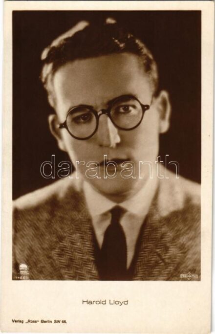 Harold Lloyd. Ross Verlag 1485/1.