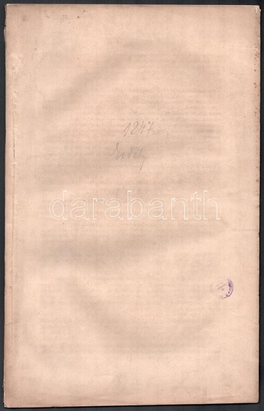 1847. évi erdélyi törvénycikkek. 'Mi Első Ferdinánd, Istennek kedvező kegyelméből ausztriai császár, Magyar- és Csehország e néven ötödik... Emlékezetül adjuk ezennel jelentvén mindeneknek, kiket illet: hogy minekutánna Mi azon - Image 4