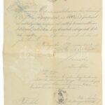 1899 Aljegyzői kinevezés Bernáth Géza államtitkár aláírásával, szakadással