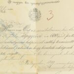 1899 Aljegyzői kinevezés Bernáth Géza államtitkár aláírásával, szakadással - Image 2