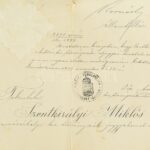 1899 Aljegyzői kinevezés Bernáth Géza államtitkár aláírásával, szakadással - Image 3