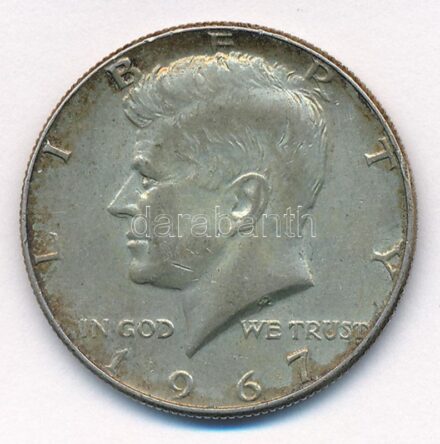 Amerikai Egyesült Államok 1967. 1/2$ Ag 'Kennedy' T:2,2- USA 1967. 1/2 Dollar Ag 'Kennedy' C:XF,VF Krause KM#202a