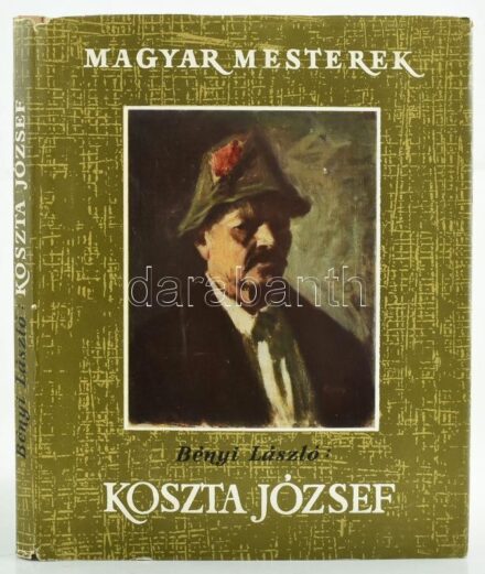 Bényi László: Koszta József. Magyar Mesterek sorozat. Bp., 1959., Képzőművészeti Alap. A művész munkáinak fekete-fehér reprodukcióival. Kiadói félvászon-kötés, kiadói papír védőborítóban, a papírborítón egészen kis