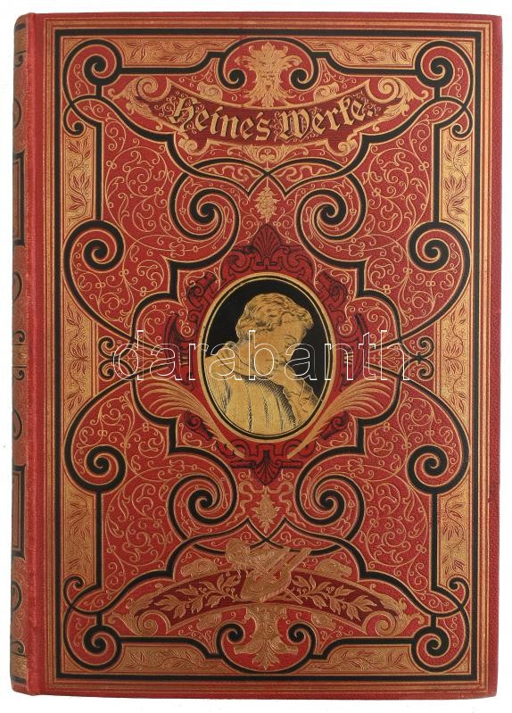 Heinrich Heine's Werke I-VI. köt. Hrs. von Heim Laube. Wien-Leipzig-Prag, é.n., Verlag von Sigmund Bensinger (druck: Ch. Reiger & M. Werthner, Wien), 8+378+1 p.; 4+384+1 p.;4+375+3 p.;4+376+4 p.;4+378+2 p.; 4+377+3 p. Német nyelven. Teljes - Image 3