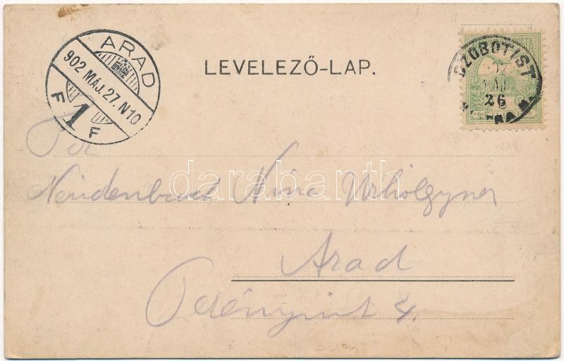 1902 Ószombat, Szobotist, Sobotiste; Kuffner (Nyáry) kastély / castle (EK) - Image 2