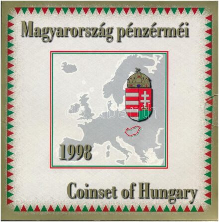 1998. 50f-200Ft (10xklf) forgalmi sor dísztokban + 1998. 100Ft alpakka '1848-1849. Szabadságharc 150. évfordulójára' T:BU patina Adamo FO31