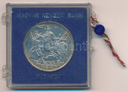 1976. 200Ft Ag 'II. Rákóczi Ferenc' sérült 'MNB' tokban T:BU patina Adamo EM56