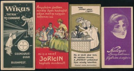 4 db klf számolócédula