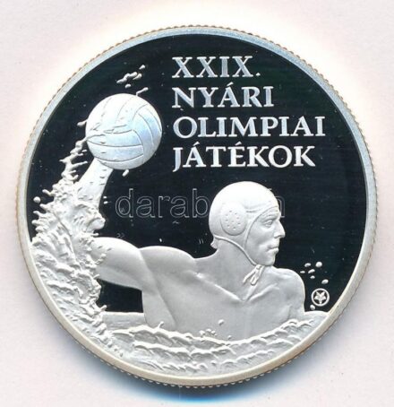 2008. 5000Ft Ag 'XXIX. Nyári Olimpiai Játékok - Peking 2008' kapszulában, tanúsítvánnyal T:PP Adamo EM217