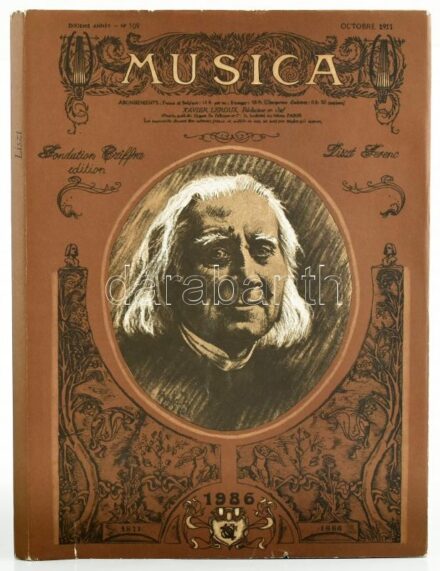 Liszt. A Musica c. francia folyóirat 1911. októberi számának hasonmás kiadása Liszt Ferenc születésének 175 és halálának 100. évfordulója alkalmából. Senlis-Bp., 1986, Cziffra Alapítvány. Több nyelven. Kiadói kartonált