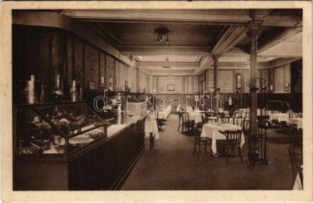 Hamburg, Seefisch-Restaurant Karl Schrep & Co. Rathausstrasse 11. interior (EK)
