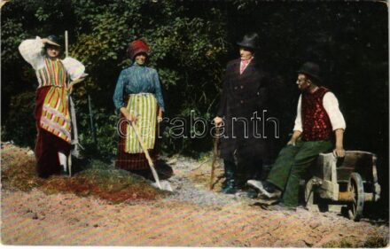 Russisch-polnische Typen / Russian folklore
