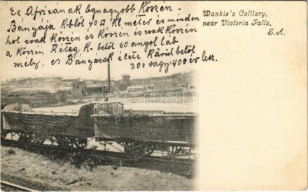 Hwange, Wankie; Wankie's Colliery near Victoria Falls (South Africa), industrial railway, coal mine (EK)