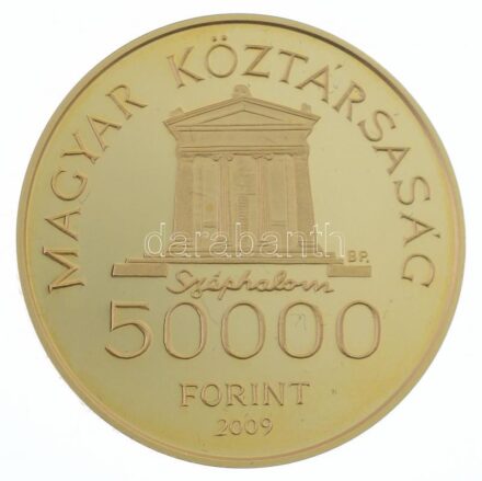 2009. 50.000Ft Au 'Kazinczy Ferenc születésének 250. évfordulója' (10g/0.986) T:PP fo. Hungary 2009. 50.000 Forint Au '250th Anniversary of Birth of Ferenc Kazinczy' (10g/0.986) C:PP spotted Adamo EM225