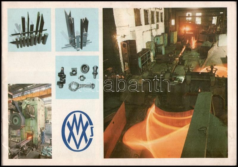 cca 1960-1980 Csepel Vas- és Fémművek többnyelvű, képes ismertető kiadványa, számos színes fotóval, 4 nyelven (magyar, orosz, angol, német), ritka! - Image 2