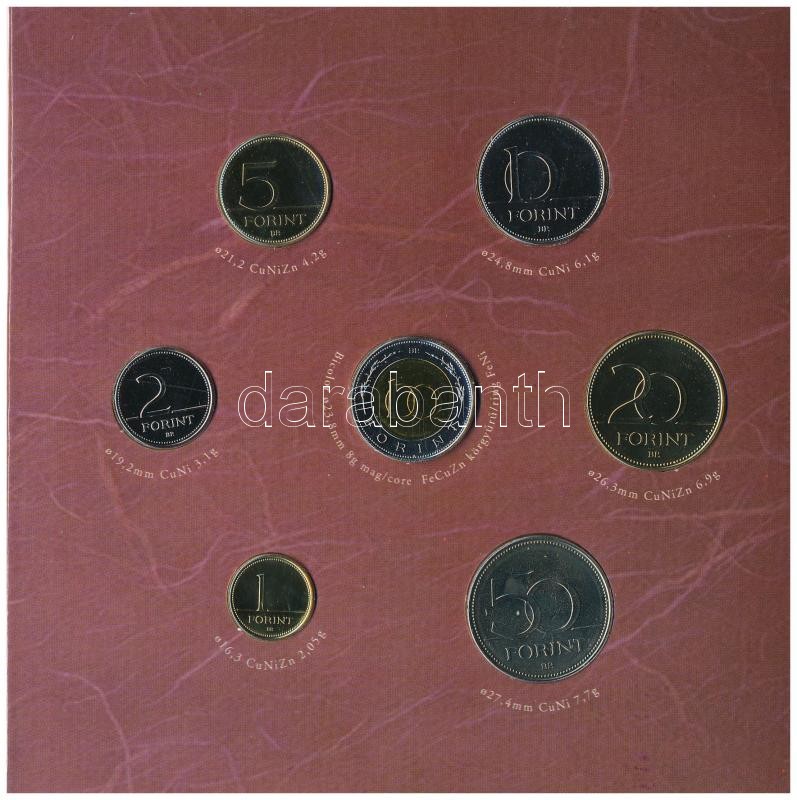 2003. 1Ft-100Ft (7xklf) forgalmi sor szettben + 20Ft 'Deák Ferenc' forgalmi emlékérme T:BU Adamo FO36 - Image 4